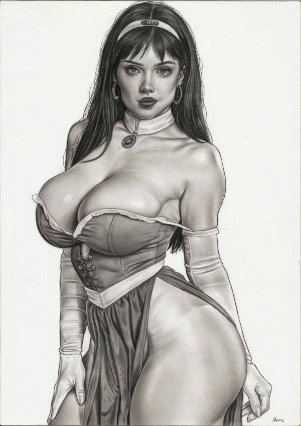 Image for Vampirella Pin Up Art 9x12