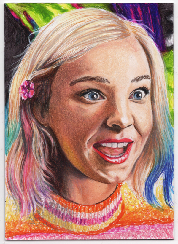 Image for Emma Myers as Enid Sinclair sketch card