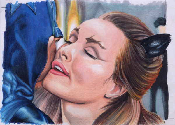 Image for Batman and Catwoman getting close