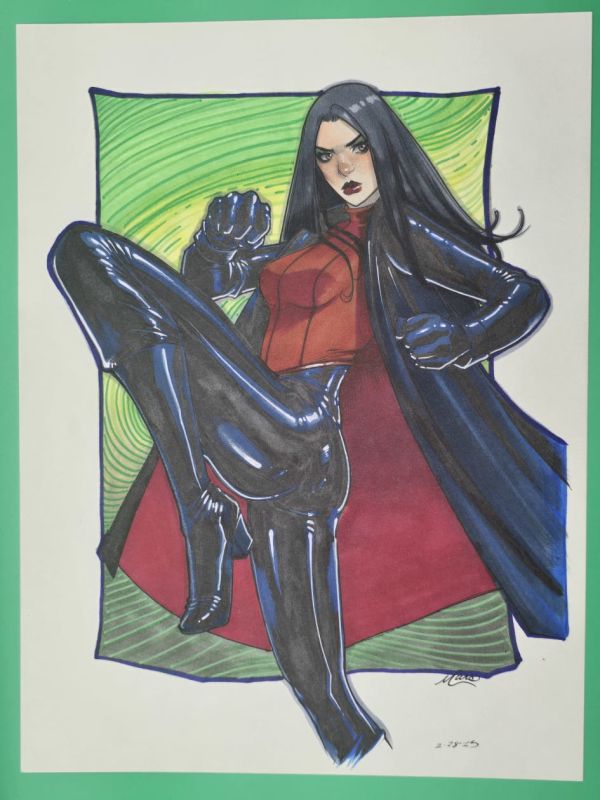 Image for Mario Chavez sketch 9"x12 Lady Shiva