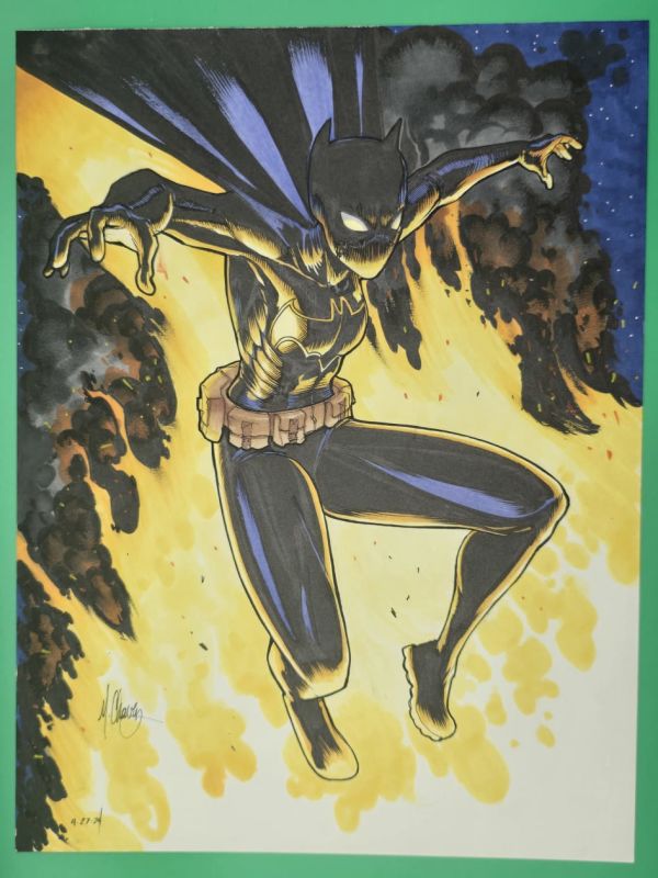 Image for Mario Chavez sketch 9"x12 Cassandra Cain Batgirl