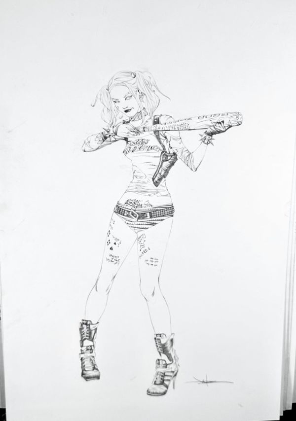 Image for Jae Lee Harley Quinn, suicide squad movie artwork