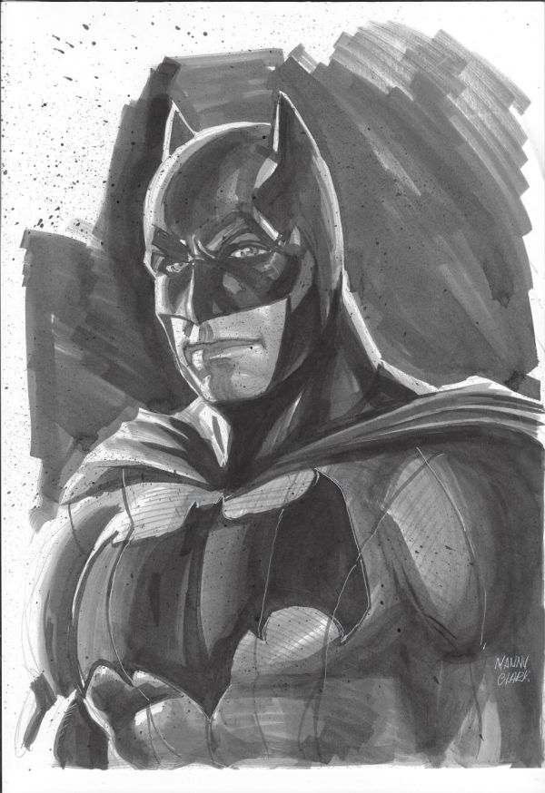 Image for Batman Illo by Manny Clark