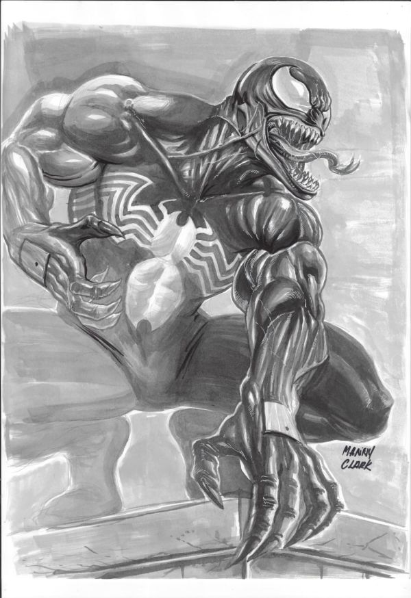 Image for Venom Illo by Manny Clark