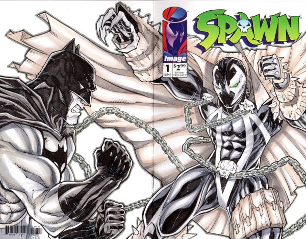 Image for Spawn vs Batman Illustrated by Sly!