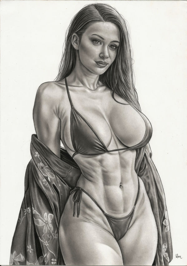 Image for Psylocke Swimsuit Illustration 9x12