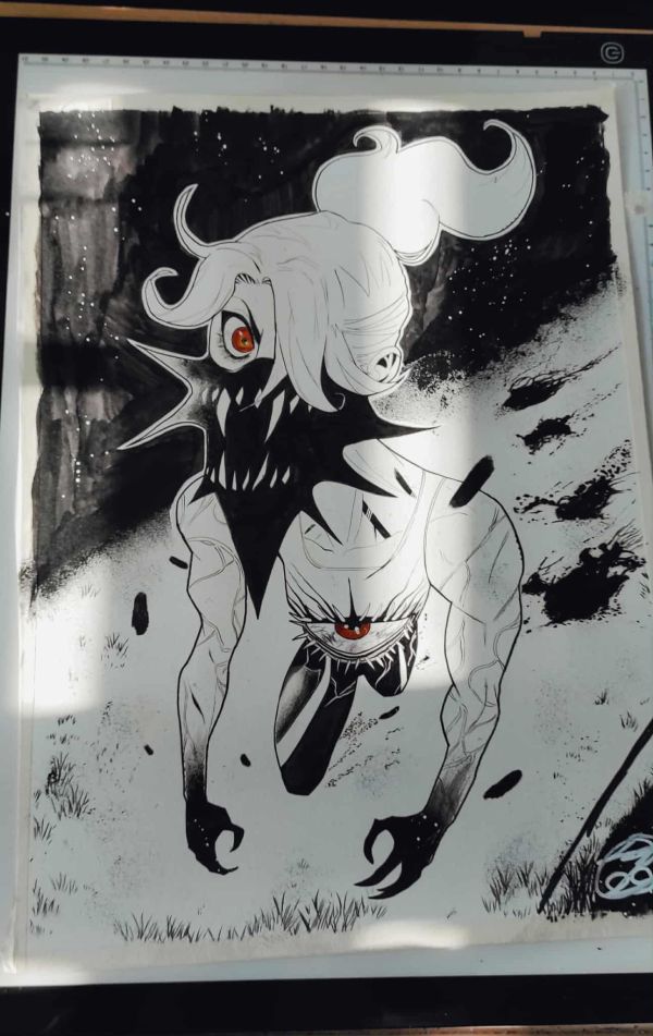 Image for Erica Slaughter Monster Original Art