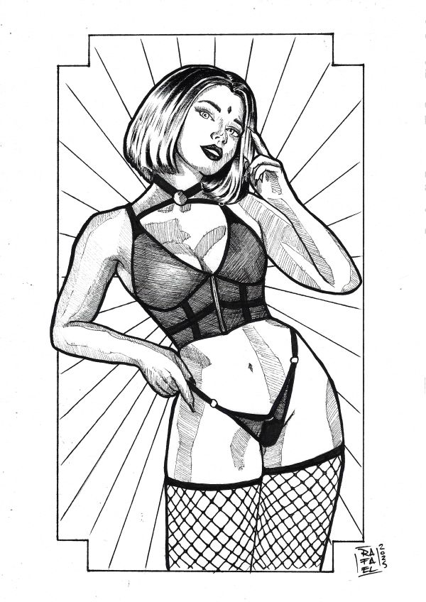 Image for Cheetara (09"x12") original comic art by Edno Taveira (2025) *TramaStudio