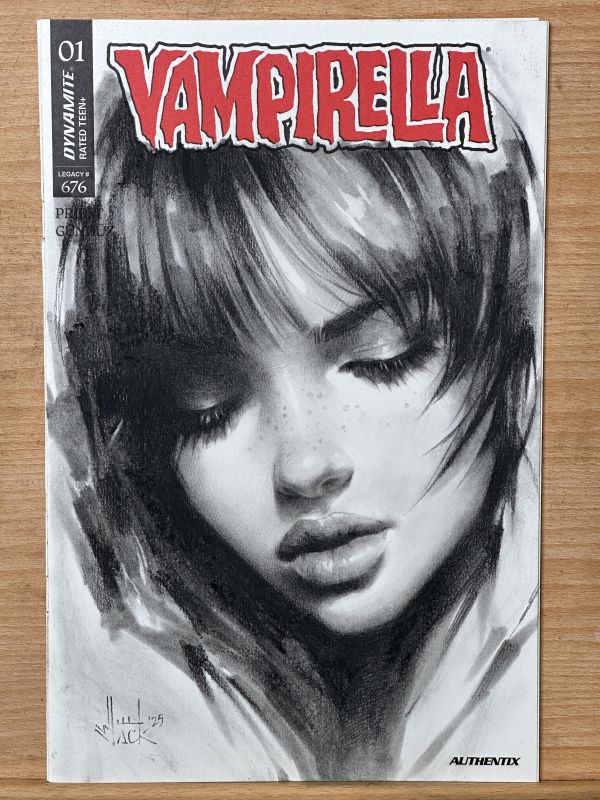 Image for Vampirella Sketch Cover by Will Jack, Charcoal