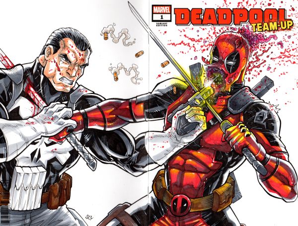 Image for Deadpool vs. The Punisher illustrated by Sly!