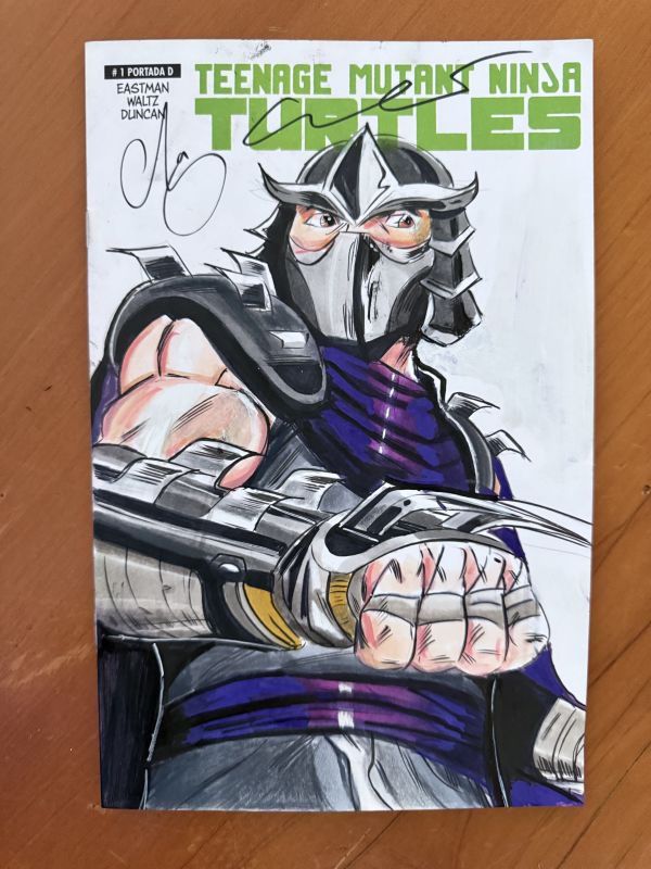 Image for Shredder Sketch Cover by Escorza Bros and Alberto Morales