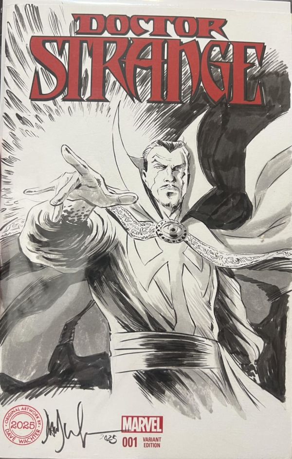 Image for Doctor Strange sketch cover by Dave Wachter