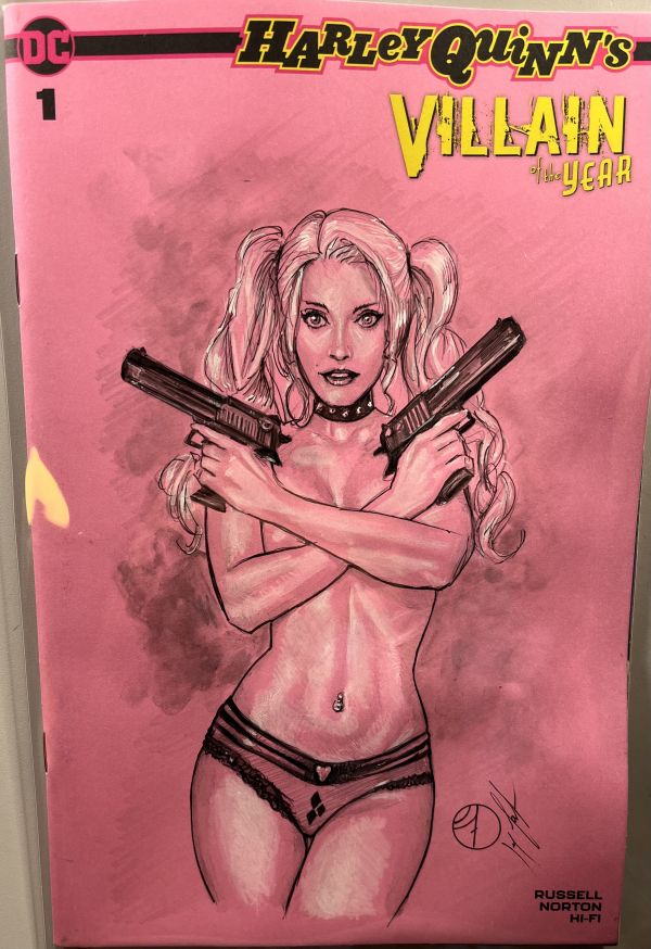 Image for Harley Quinn's Villain of the Year Sketch Cover