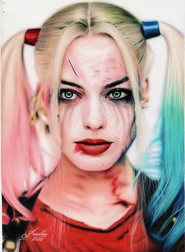 Image for Harley Quinn Portrait Art