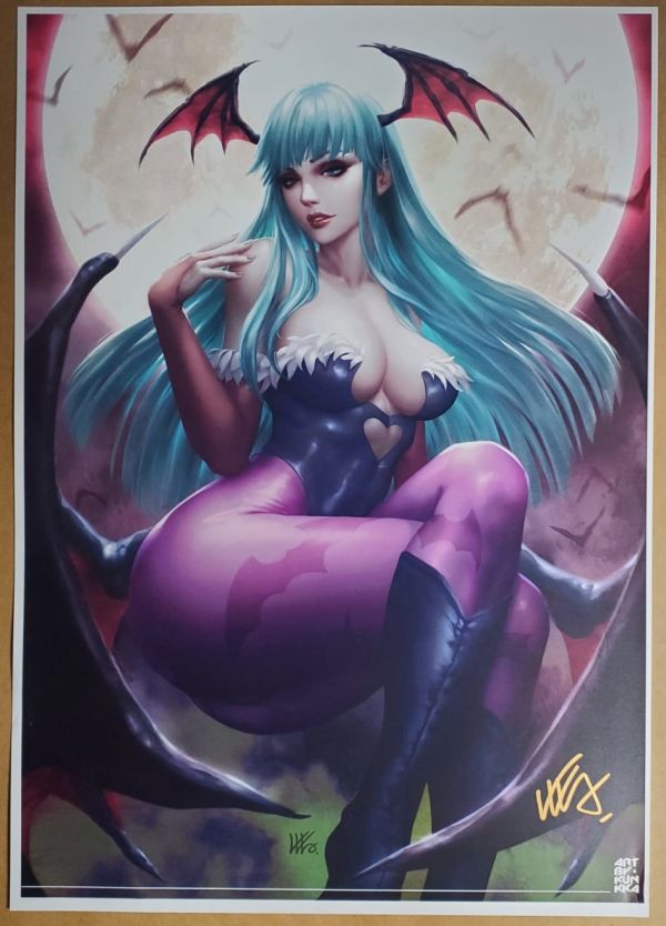 Image for Morrigan print by Kunkka and signed