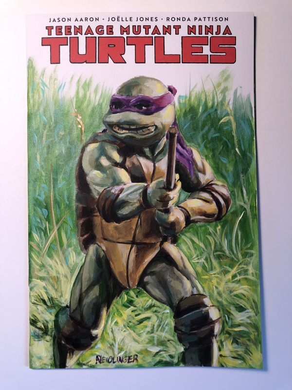 Image for TMNT Painted Cover Featuring Donatello