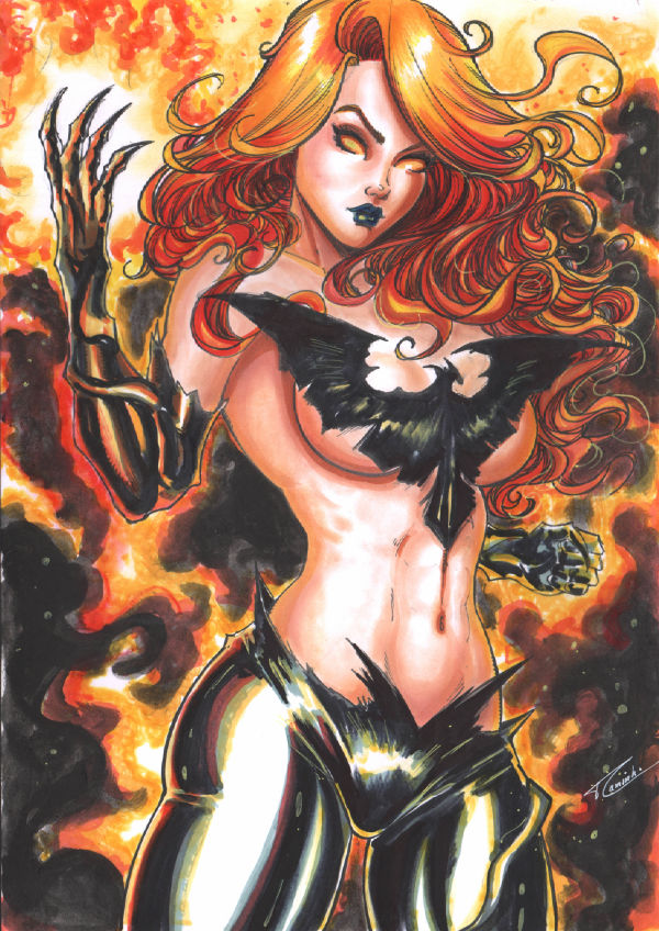 Image for Dark Phoenix Original art by Thiago Caminha