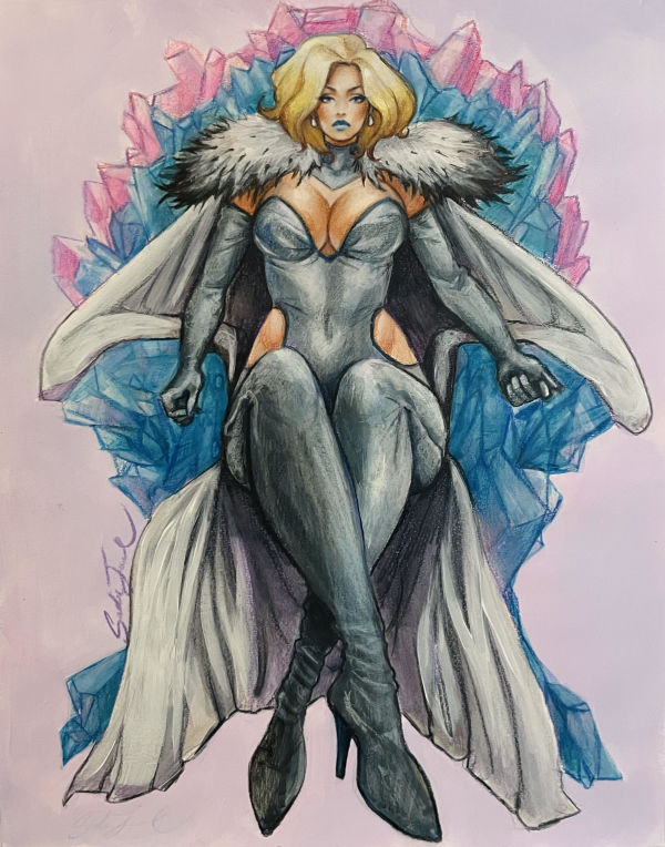 Image for Emma Frost on a Crystal Throne