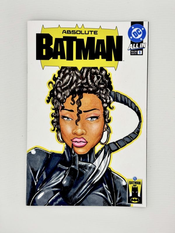 Image for Absolute Batman Original Art Sketch of Absolute Catwoman