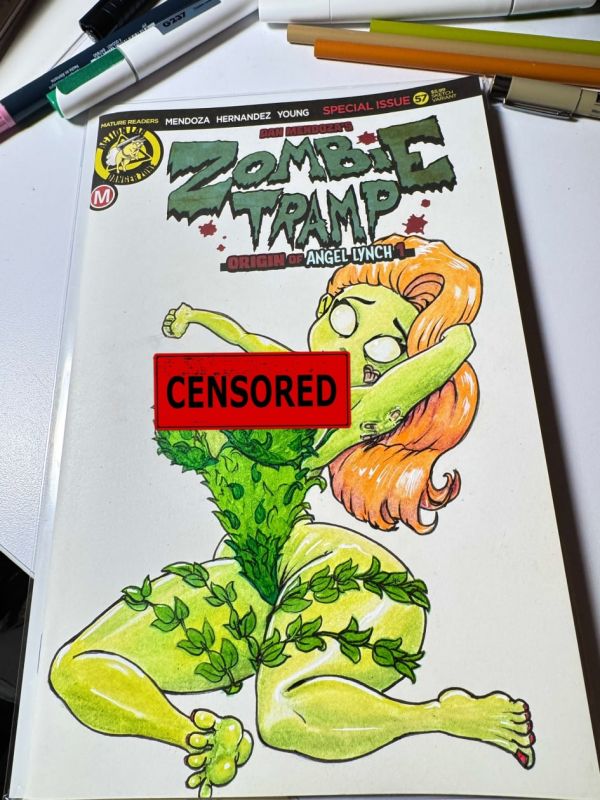 Image for Zombie Tramp Origin Angel Lynch Sketch Cover