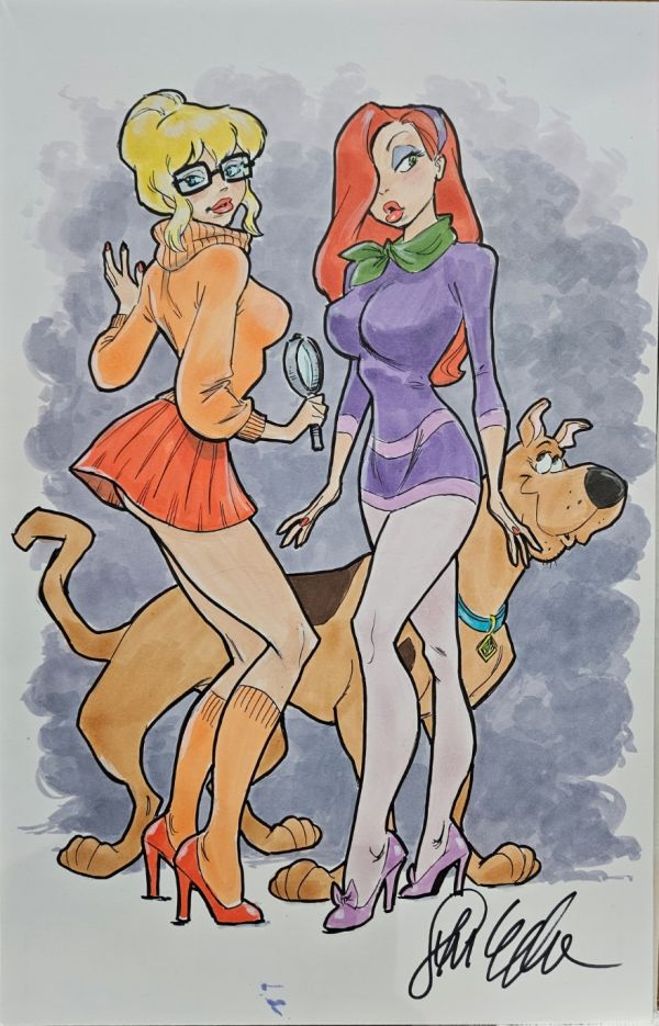 Image for Holli Wood and Jessica Rabbit as Velma and Daphne by Steven E. Gordon