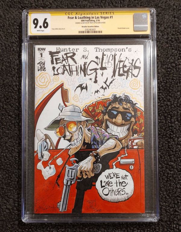 Image for Fear and Loathing in Las Vegas #1 Blank Cover Troy Little CGC 9.6