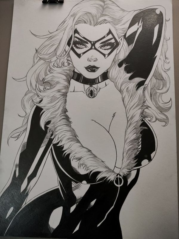 Image for BlackCat - Original Art A3/240g