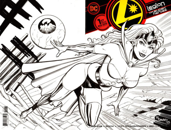 Image for Emerald Empress sketch cover by Maria Laura Sanapo