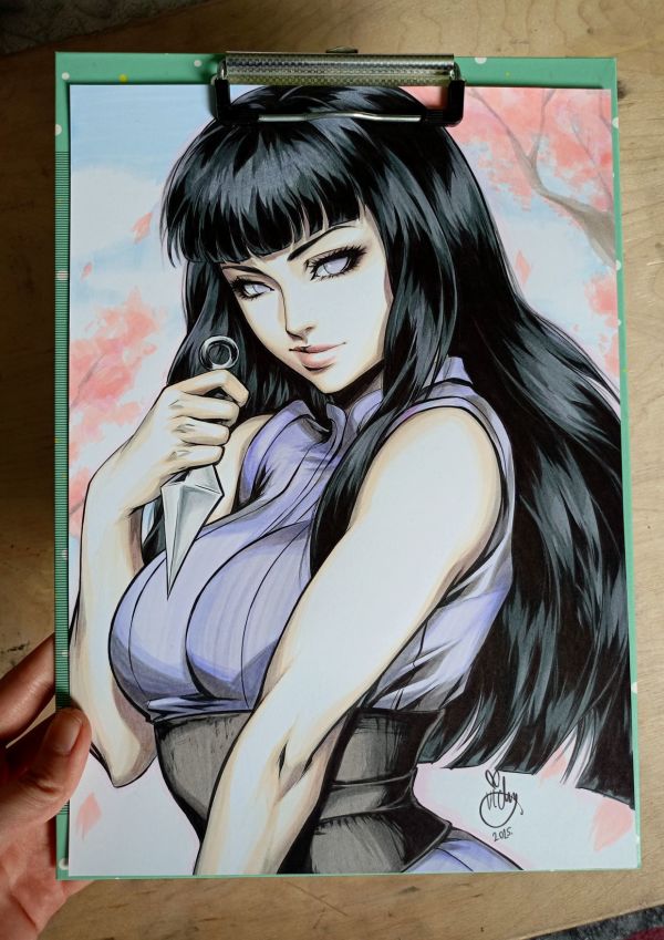Image for Day 4. Hinata Hyuga by Lictoria 