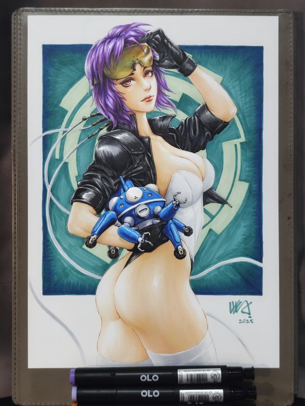 Image for Arttrober Day 4 - Major Kusanagi