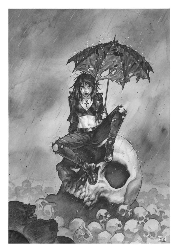 Image for DEATH - Sandman, ink wash by Gianenrico Bonacorsi