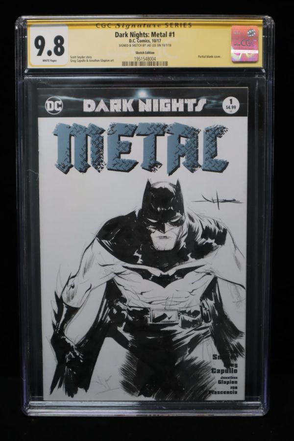 Image for Dark Nights: Metal #1 CGC Sketch Cover by Jae Lee