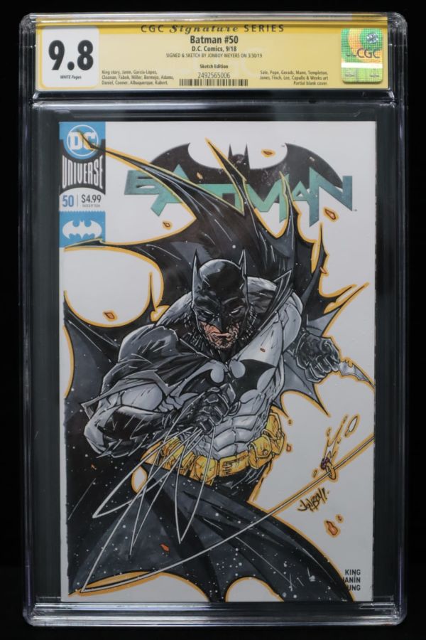 Image for Batman #50 Sketch Cover CGC 9.8 by Jonboy Meyers
