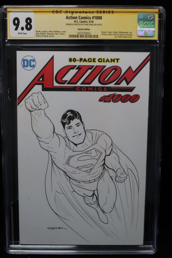 Image for Action Comics #1000 Sketch Cover by Ryan Sook