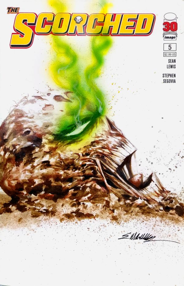 Image for Spawn unearthed head Acrylics by Manu Silva 