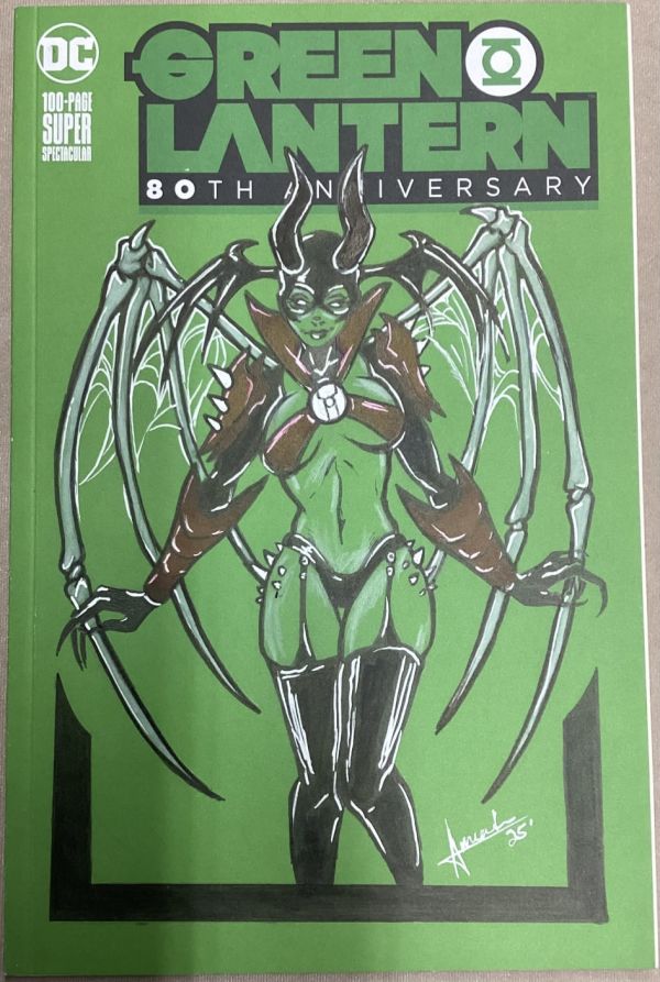 Image for Red Lantern Bleez sketch cover by Amanda Dufresne