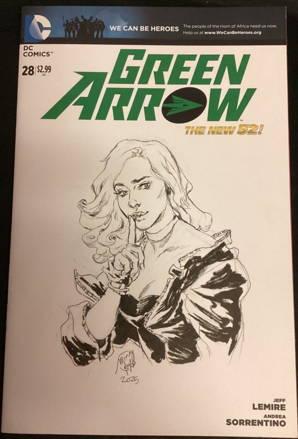 Image for Black Canary sketch cover by Ming Doyle