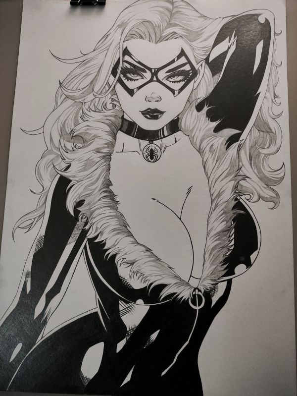 Image for BlackCat - Original Art 11x17 240g