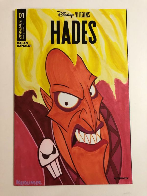 Image for Hades Disney Villains Sketch Cover