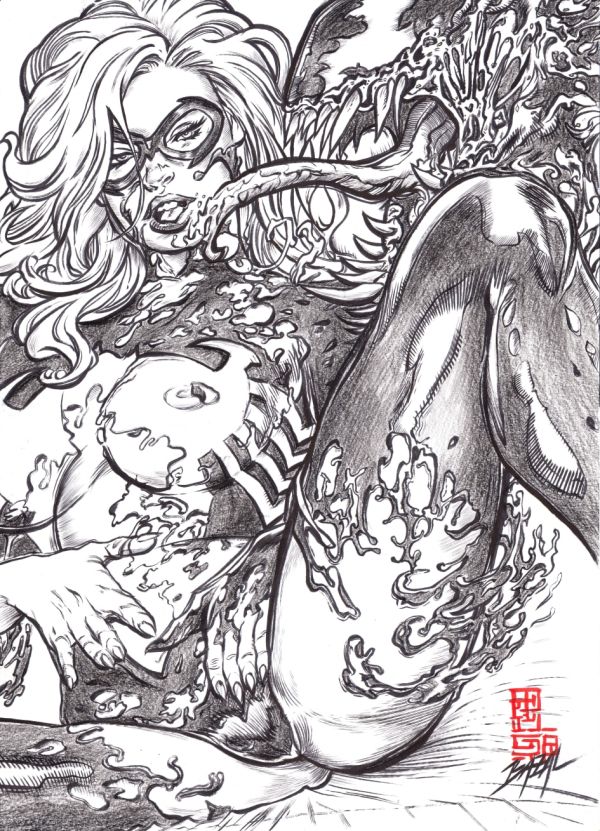 Image for VENOMIZED BLACK CAT / Bazal. 11,7x16,5