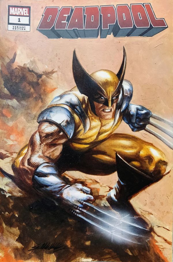 Image for Wolverine Acrylics on sketch covers by Manu Silva 
