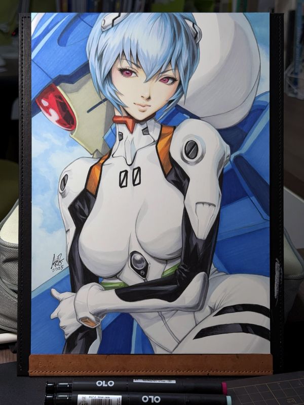 Image for Arttrober 2025 - Rei Ayanami