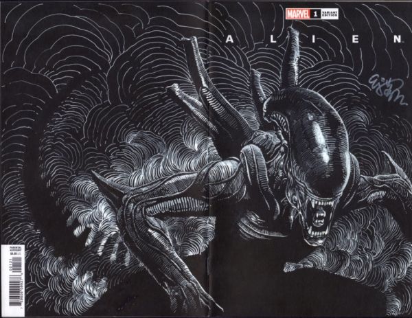 Image for Alien Sketch Cover Signed
