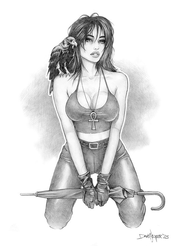 Image for "Death of the Endless", original pencil sketch from Dave Nestler