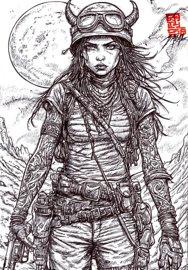 Image for Tank Girl / CHAOS RIDES WITH STYLE - Bazal. 8,3x11,7 in.