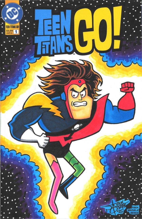 Image for Composite Legionnaire (à la Teen Titans GO!) sketch cover by Nick Justus