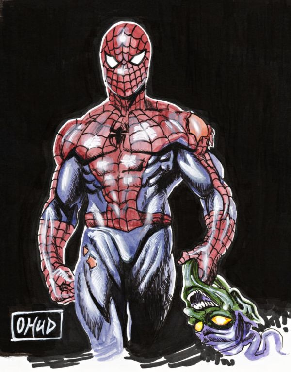 Image for Spider-Man vs Green Goblin Original Art