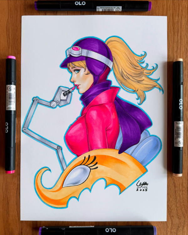 Image for Arttrober Day 11 - Penelope Pitstop
