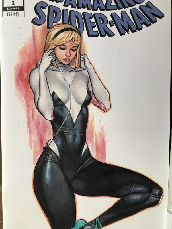 Image for Spider-Gwen Sketch Cover by Celal Koc