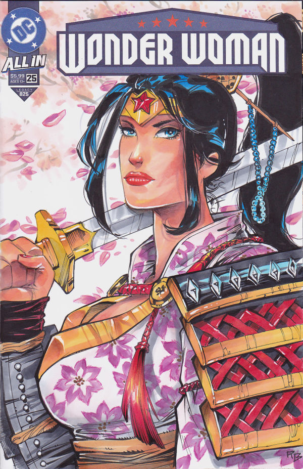Image for Wonder Woman Samurai Sketch Cover